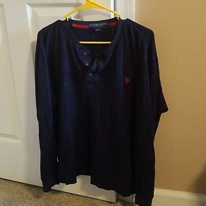 Mens Navy Blue U.S. Polo Assn. Thermal size medium
